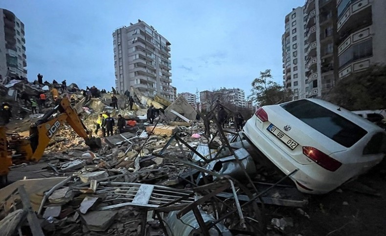 ویرانی گسترده در زلزله ویرانگر سوریه و ترکیه