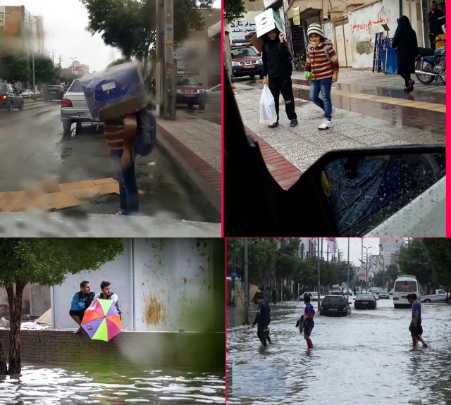 نخستین بارش پاییزی در بوشهر با آبگرفتگی معابر نخستین بارش پاییزی در بوشهر با آبگرفتگی معابر