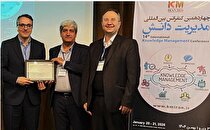 کسب تندیس سیمین سه در جایزه ملی مدیریت دانش