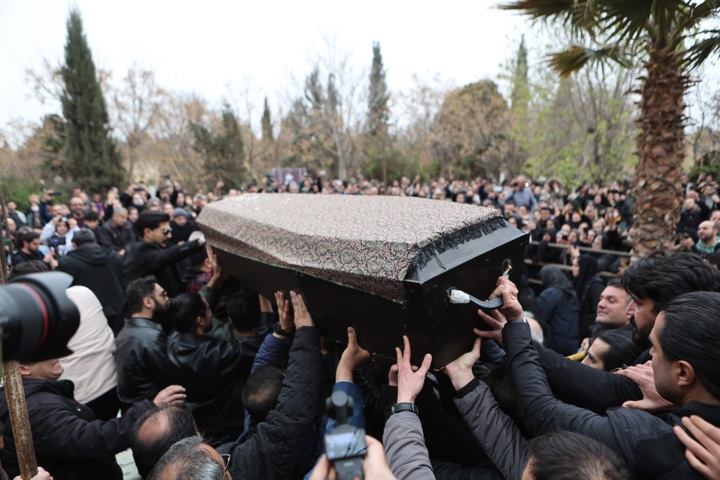 پیکر حمید هیراد به خاک سپرده شد