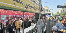 شرکت پتروشیمی سبلان موکب خدمت‌رسانی برپا کرد
