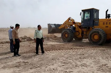 خلع‌ید و رفع تصرف 23 هکتار از اراضی منابع ملی شهرستان دیلم