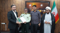 فرمانده انتظامی عسلویه از دکتر شیخان و شرکت پازارگاد قدردانی کرد
