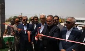 کارخانه آسفالت 120 تنی در منطقه ویژه پارس افتتاح شد
